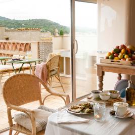 Terrace of Arkhé Hotel Boutique