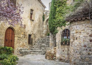 Pueblo medieval de la Costa Brava